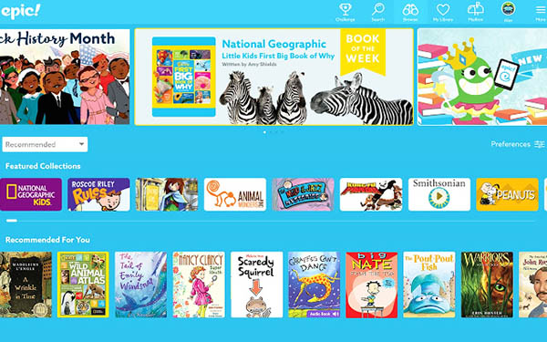 Epic Digital Books for Kids