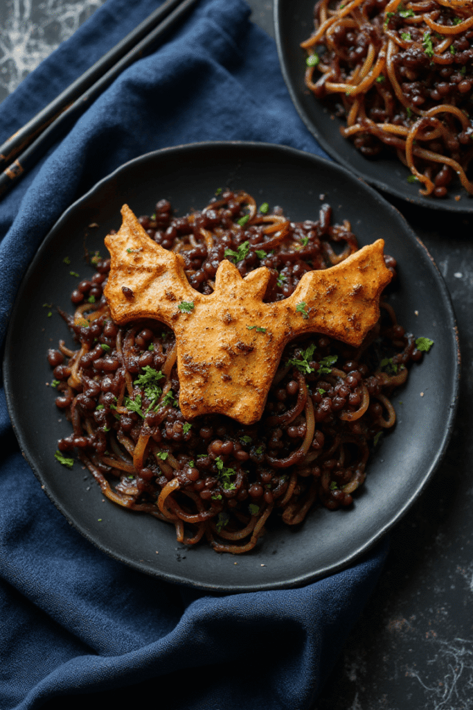 Bat Wing Noodle Stir Fry