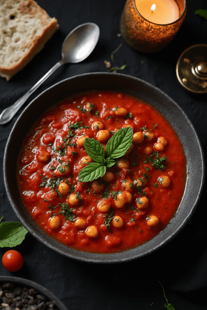 Blood Moon Chickpea Stew