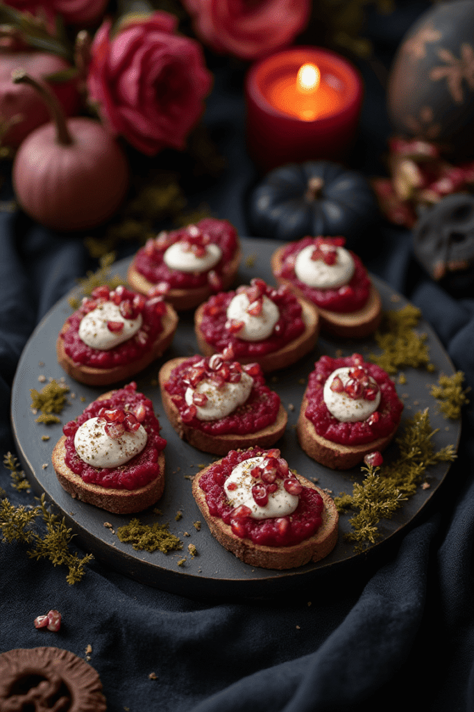 Bloody Beet Crostini