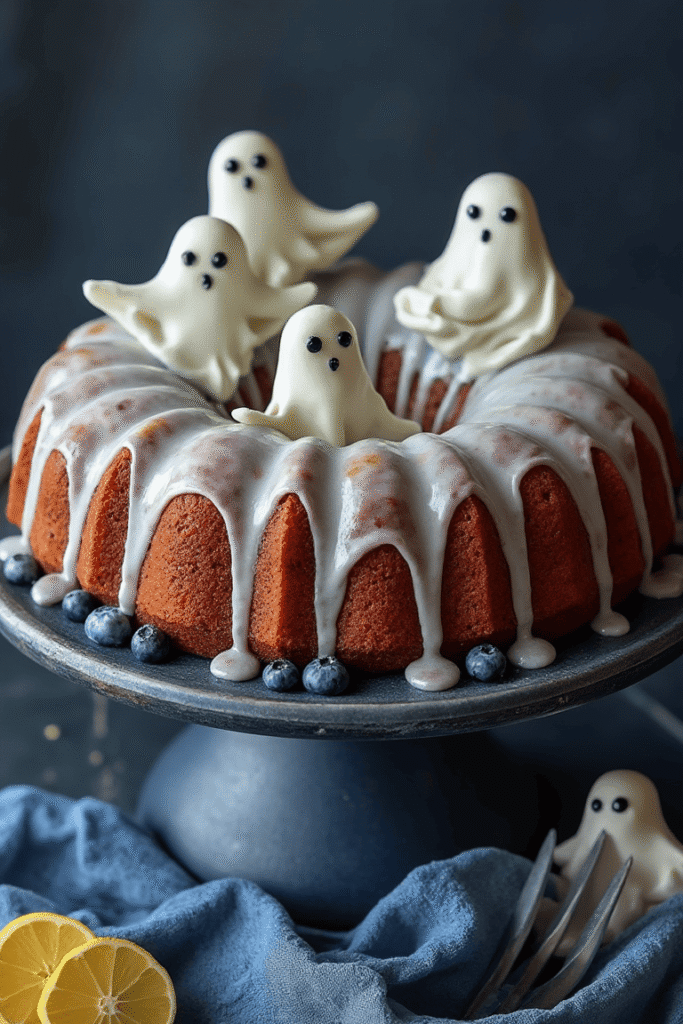 Boo-Berry Bundt Cake