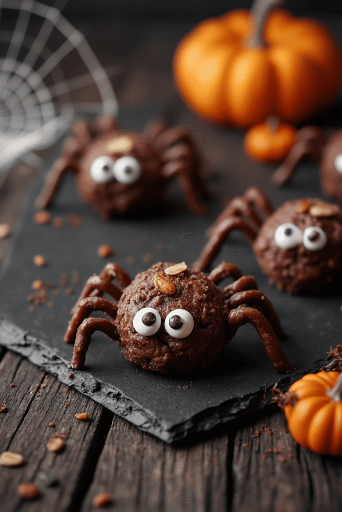 Choco-Spider Peanut Clusters