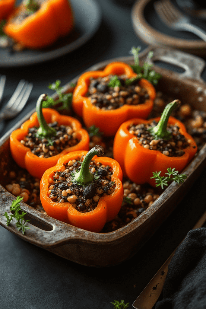 Graveyard Stuffed Peppers