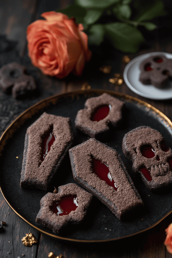 Haunted Raspberry Linzers
