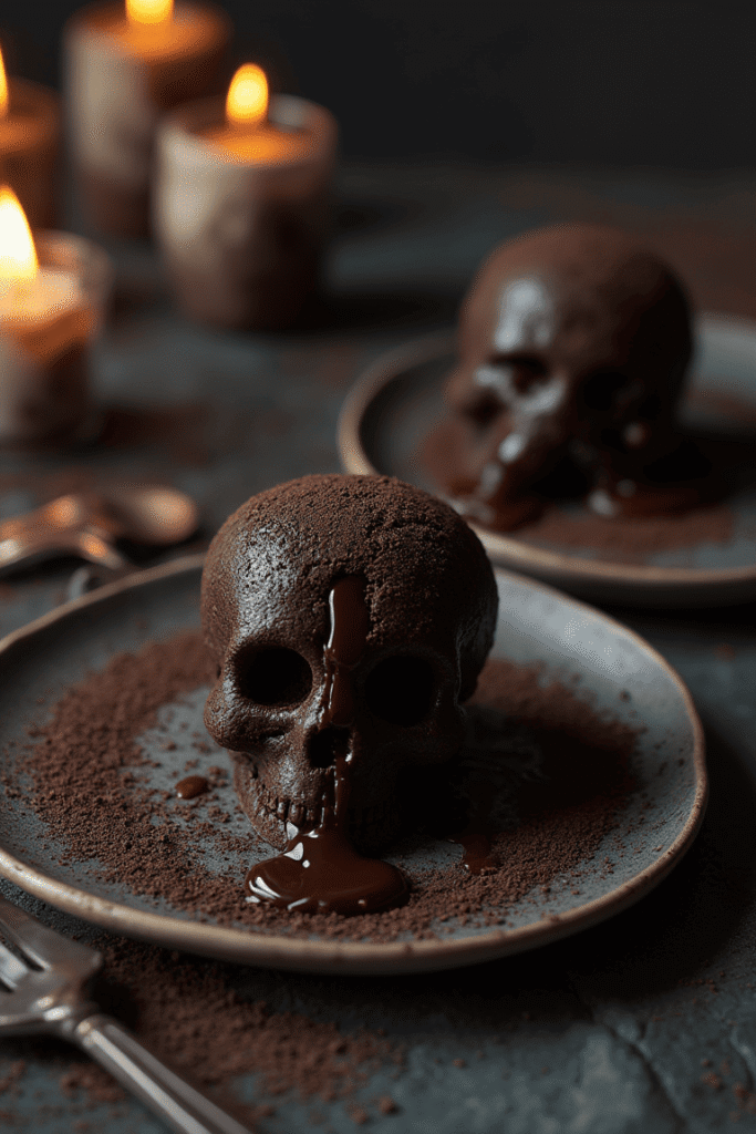 Molten Lava Skulls