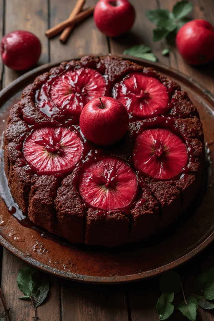 Poison Apple Upside-Down Cake