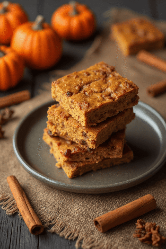 Pumpkin Date Bars