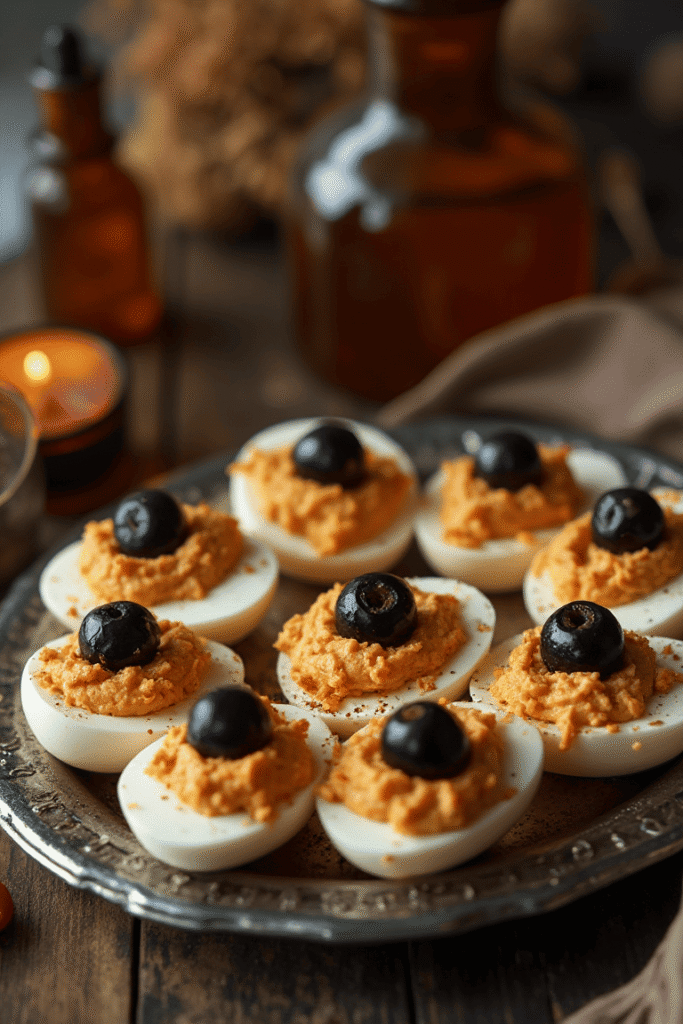 Pumpkin Deviled Eyes