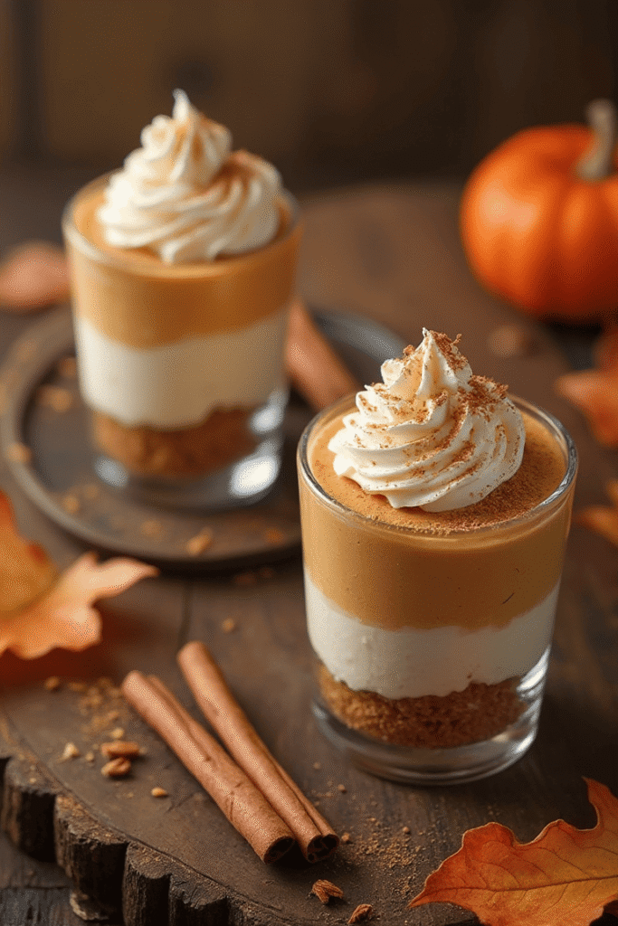 Pumpkin Spice Cheesecake Cups