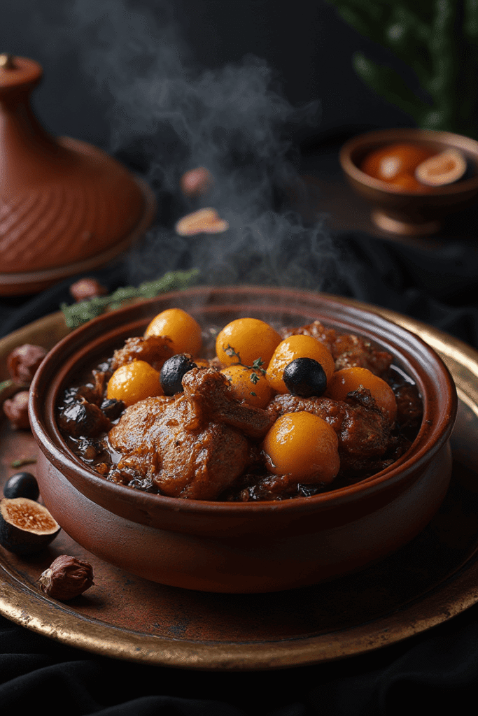 Shadow Tagine with Dried Apricots