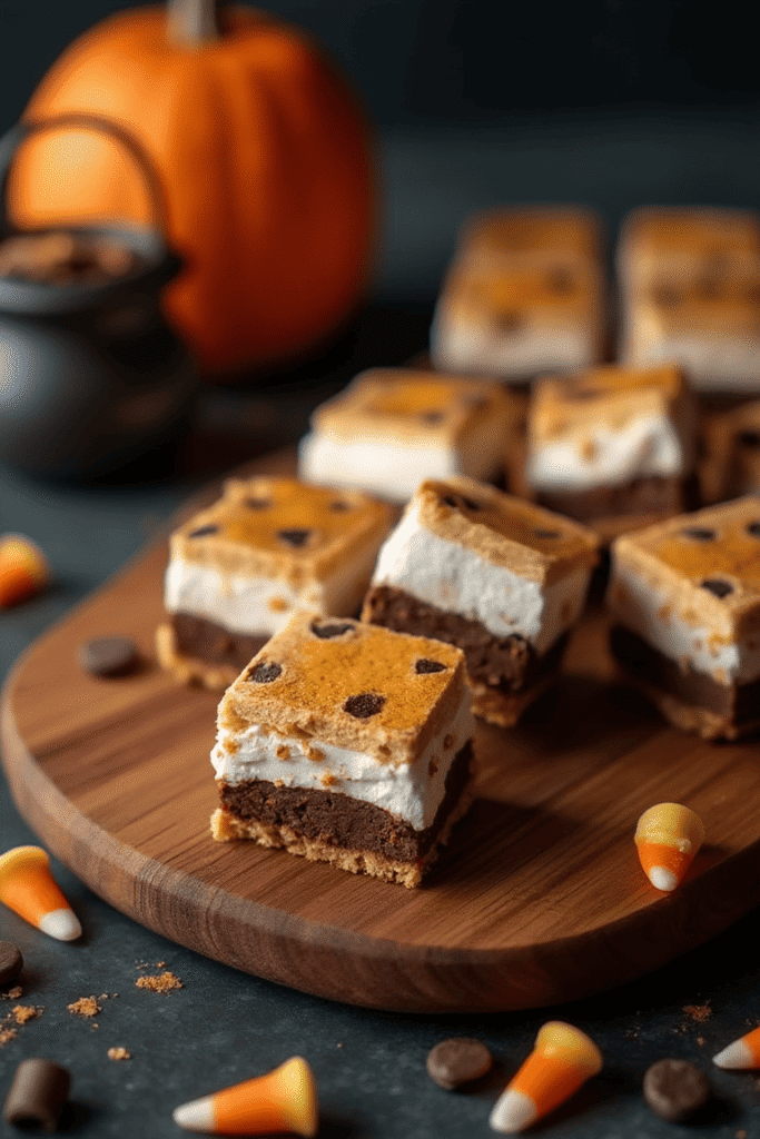Spooky S’mores Bars