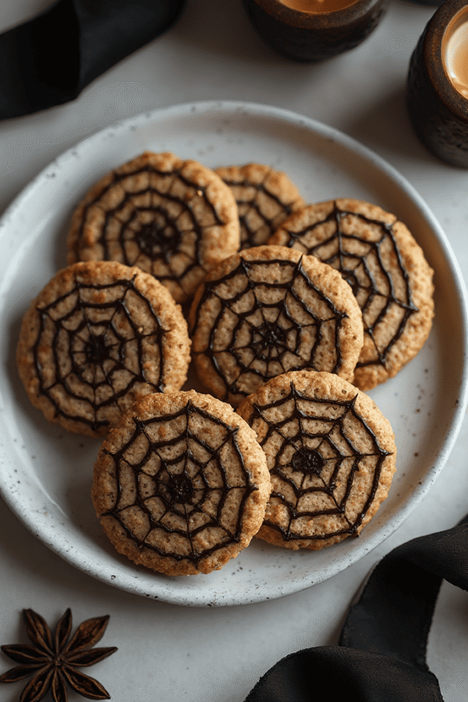 Tahini Spider Swirls