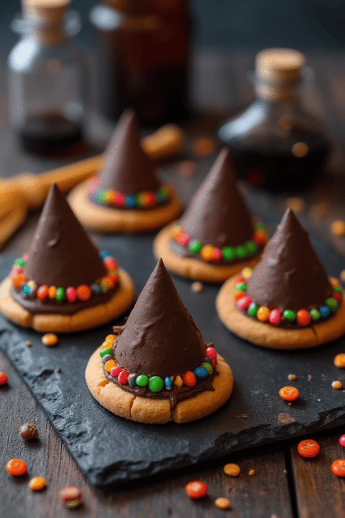 Witch Hat Cookie Cones