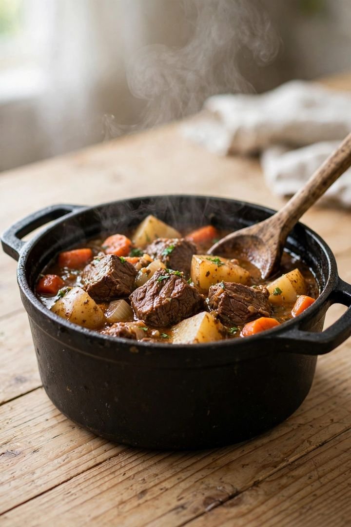20 Best Halloween Dinner Ideas: Witch's Cauldron Beef Stew