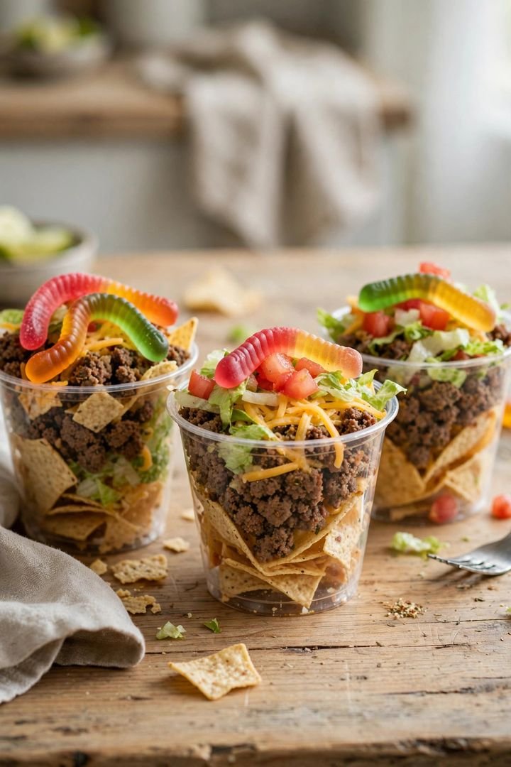 20 Best Halloween Dinner Ideas: Creepy Crawly Walking Tacos