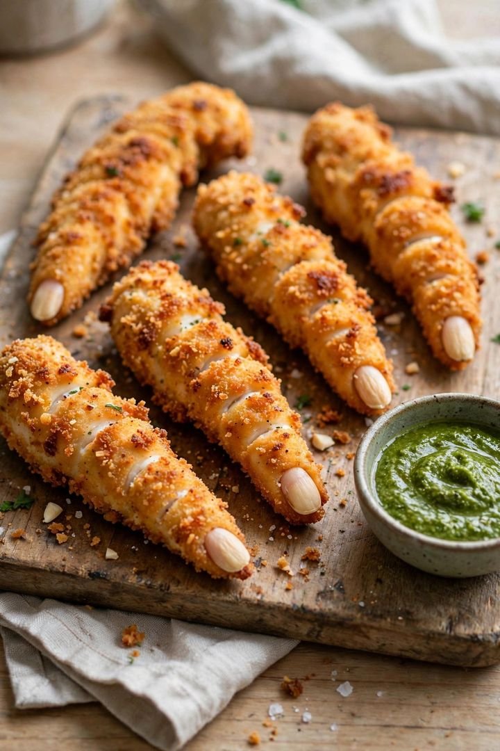 20 Best Halloween Dinner Ideas: Witch Finger Chicken Tenders